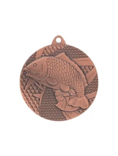 Bronzová medaile - rybolov - ryba - ocelová medaile