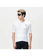 Cyklistický dres model 22114083 krátký rukáv velikost M bílý - Rockbros