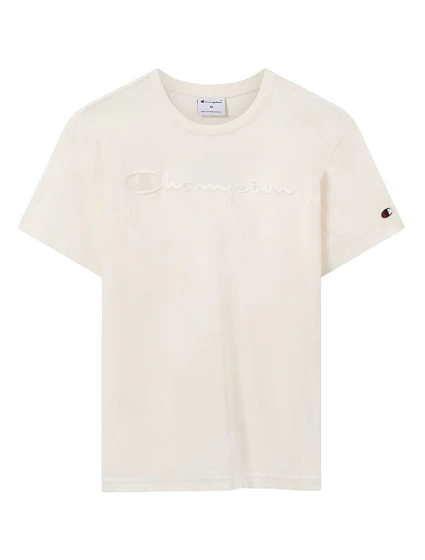 Pánské tričko SS Tee cream pánské model 22119619 - CHAMPION Pánské tričko SS Tee cream pánské model 22119619 - CHAMPION