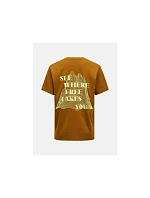 Tričko PEAK PERFORMANCE Explore Graphic Tee Men, hnědé Tričko PEAK PERFORMANCE Explore Graphic Tee Men, hnědé