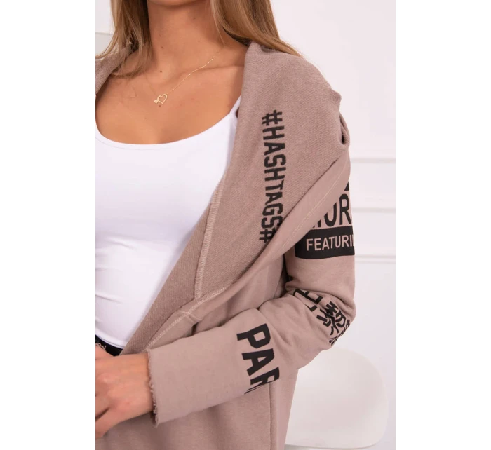 Dámský cardigan - béžový