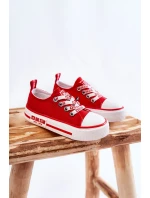 Dětské látkové tenisky BIG STAR model 21594696 červená - Big Star Shoes Dětské látkové tenisky BIG STAR model 21594696 červená - Big Star Shoes