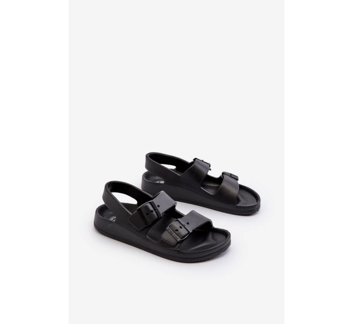 Dětské lehké žabky s přezkami BIG STAR NN374541 Černé Dětské lehké žabky s přezkami BIG STAR NN374541 Černé