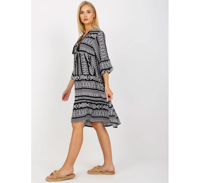 Šaty model 17408254 černobílé - FPrice