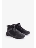 Zateplené Lehká Pánská Trekingová Obuv McBraun Černá Zateplené Lehká Pánská Trekingová Obuv McBraun Černá