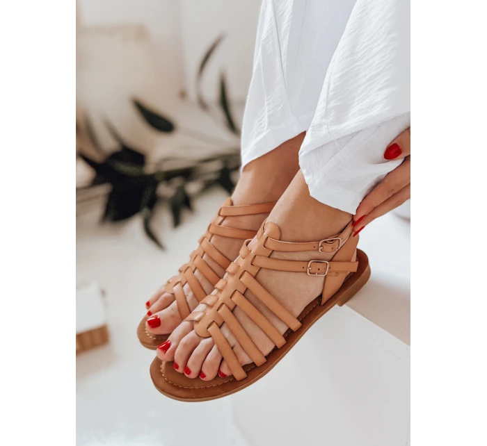 Dámské sandály IRALIE beige FashionStreet ZY0943