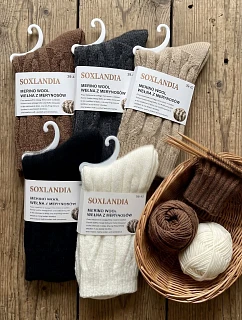 Ponožky WiK Soxlandia 3078 wz.01 merino 35-42