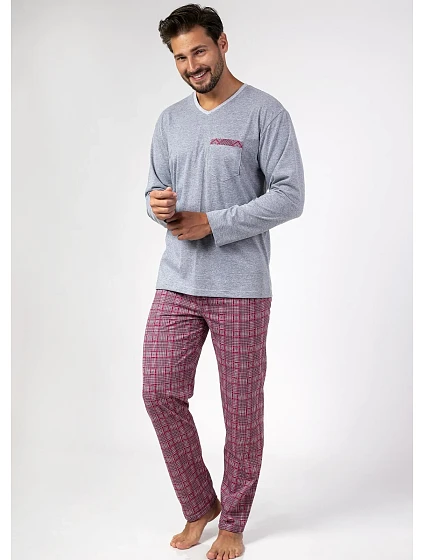 Pyžamo Regina 471 long/r 2XL Z24/25 pánské Pyžamo Regina 471 long/r 2XL Z24/25 pánské