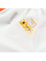 Bílo/oranžová dámská bunda větrovka (AG3-010)