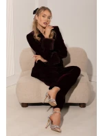 Sandály na podpatku s krystaly stříbrné model 21788244 - Boto