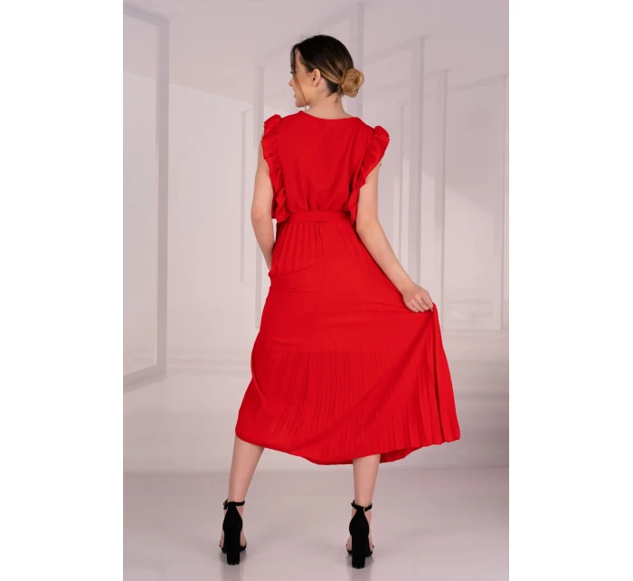 model 17571414 Červené šaty - Merribel model 17571414 Červené šaty - Merribel