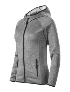 Direct stretch fleece dámský tmavě šedý melír