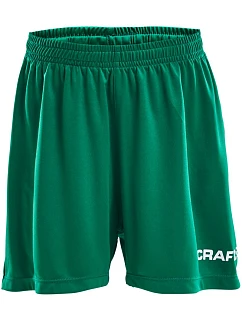 Craft Teamwear Squad Go Short Solid Jr Dětské sportovní kraťasy 82.5586 team green