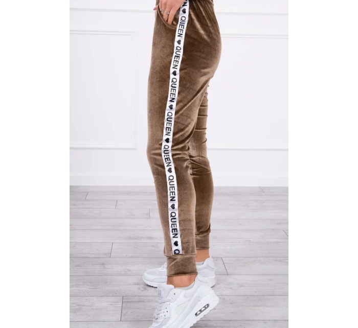 Sada veluru Queen cappuccino Sada veluru Queen cappuccino