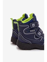 Zateplené Dětské Sněhule Traperky Big Star OO374049 Černé Zateplené Dětské Sněhule Traperky Big Star OO374049 Černé