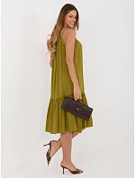 Šaty IR SK 6816.16P olivově zelené