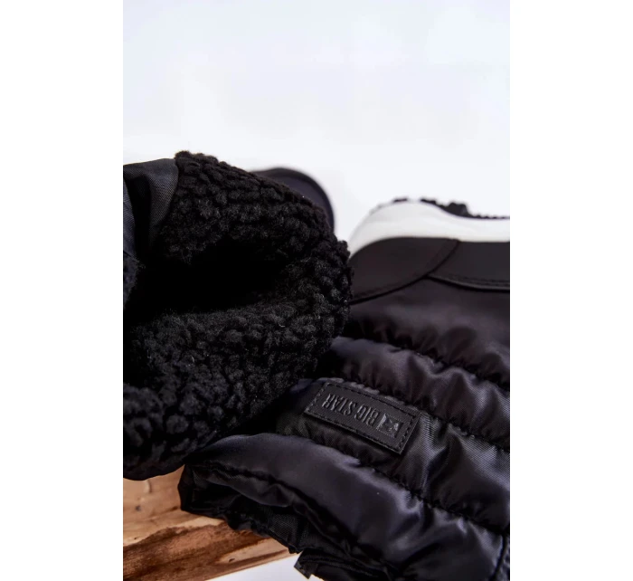 Dětské Sněhule On Slider Big Star KK374235 Černe