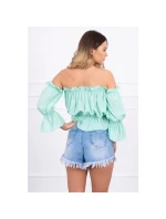 Dámský letní top model 20536153 tyrkysový - Kesi