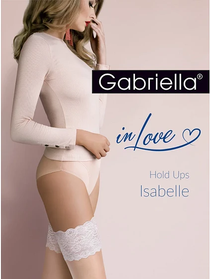 Tenké samodržící punčochy se vzorem model 5954268 - Gabriella Tenké samodržící punčochy se vzorem model 5954268 - Gabriella