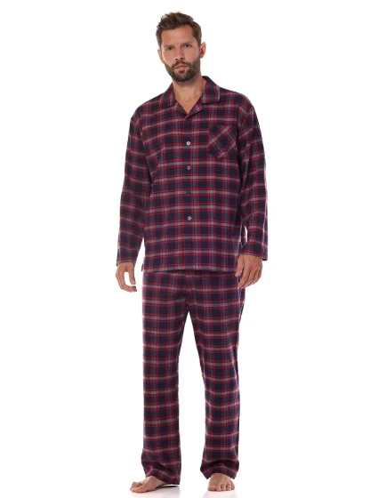 Pánské rozepínací pyžamo  dł/r M3XL model 20647051 - L&L
