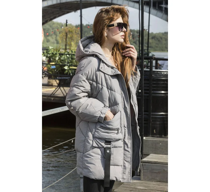 PUCHOWA KURTKA DAMSKA Z model 21244221 - Ann Gissy