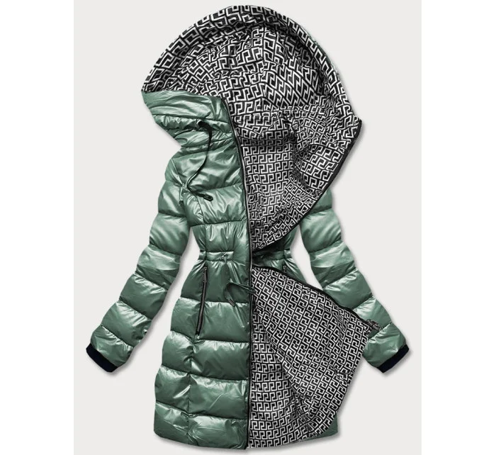 METALICZNA KURTKA DWUSTRONNA DAMSKA ZIELONA model 21245530 - S'WEST