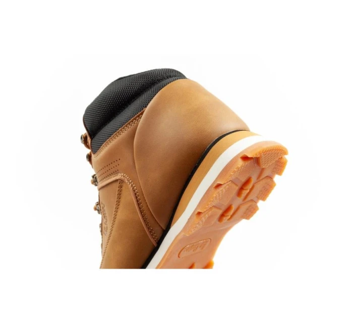 Lee Cooper pánská zimní trekingová zateplená kotníková obuv hnědá
