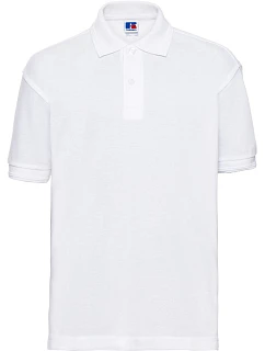 Russell Athletic 599B Dětské piqué polo z těžké bavlny 10.599B white