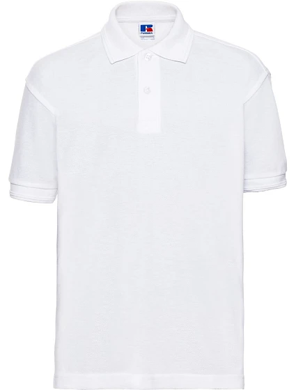 Russell Athletic 599B Dětské piqué polo z těžké bavlny 10.599B white Russell Athletic 599B Dětské piqué polo z těžké bavlny 10.599B white