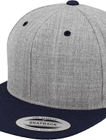 Flexfit 6089M 6 panelová Snapback kšiltovka 55.6089 heather grey/navy