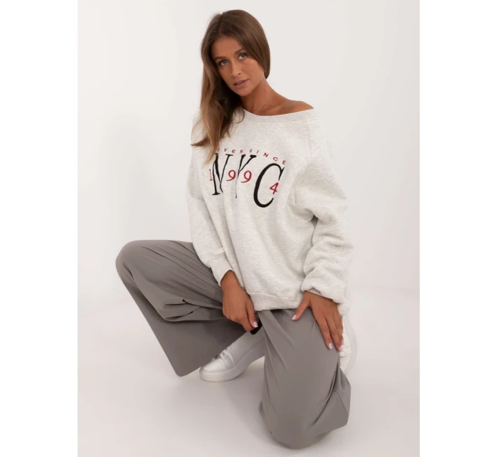 Bluza EM BL model 20499609 jasny szary - FPrice Bluza EM BL model 20499609 jasny szary - FPrice