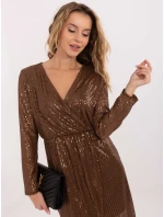 Sukienka MI SK model 21757349 brązowy - FPrice