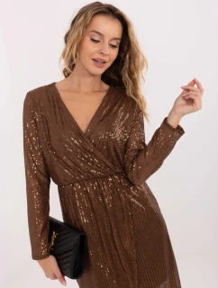 Sukienka MI SK model 21757349 brązowy - FPrice