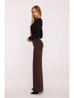 model 21296005 Široké kalhoty hnědé - Moe