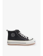 Zateplené Dámské Tenisky Na Platformě Eko Kůže Big Star Černé