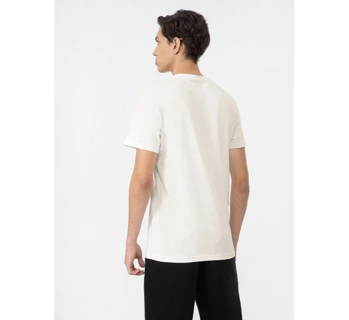 Pánské tričko H4L22-TSM029-12S bílé - 4F