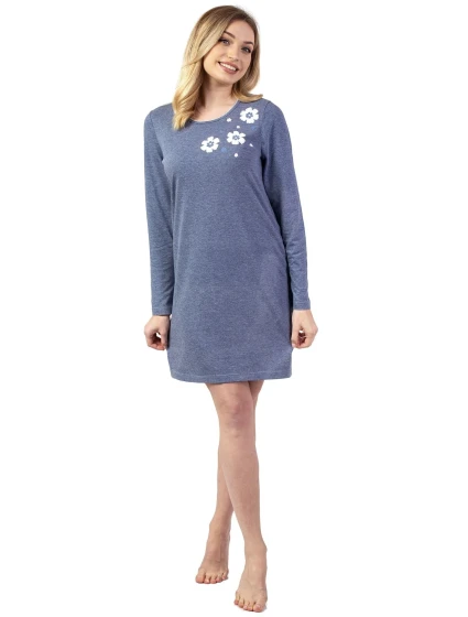 Dámská noční košilka 141 blue - REGINA Dámská noční košilka 141 blue - REGINA