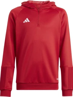 Dětská mikina adidas Tiro 23 Competition Hoodie červená HI3052