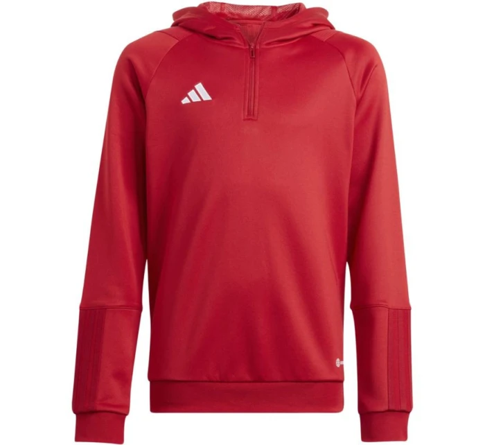 Dětská mikina adidas Tiro 23 Competition Hoodie červená HI3052