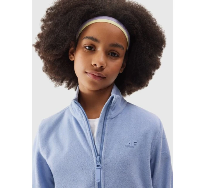 4F Junior dívčí fleece s pravidelným límcem 4FJWSS24TFLEF166-32S 4F Junior dívčí fleece s pravidelným límcem 4FJWSS24TFLEF166-32S