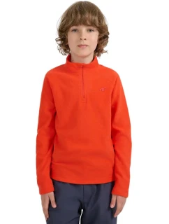 Chlapecká fleecová mikina 4F M058 červená 4FJWAW25UFLEM058 62S