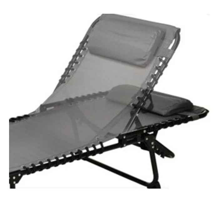 TURISTICKÉ ZAHRADNÍ KEMPINKOVÉ LŮŽKO SKLÁDACÍ TEXTLINE GRAPHITE