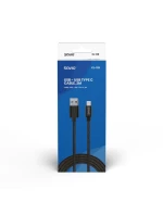 Kabel SAVIO CL-129 (USB typ C - USB 2.0 typ A ; 2 m; černá barva)