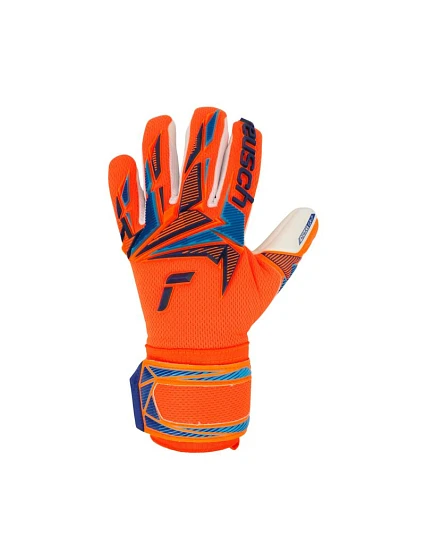Attrakt Freegel Junior brankářské rukavice oranžové model 22122280 - Reusch Attrakt Freegel Junior brankářské rukavice oranžové model 22122280 - Reusch