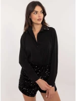 Koszula DHJ KS model 20619238 czarny - FPrice Koszula DHJ KS model 20619238 czarny - FPrice