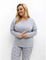 Pyžamo DU PI FP 501.22 šedé Pyžamo DU PI FP 501.22 šedé