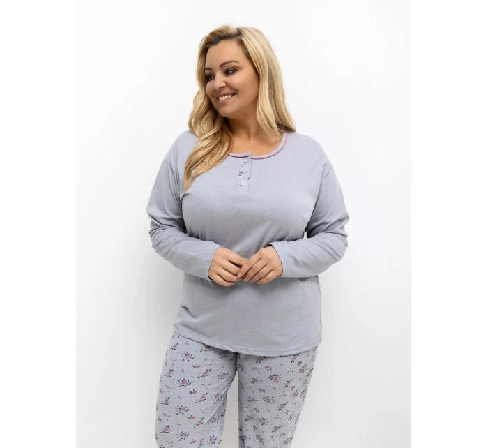 Pyžamo DU PI FP 501.22 šedé Pyžamo DU PI FP 501.22 šedé