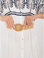 Šaty IR SK 2689 2.87 bílá a tmavě modrá