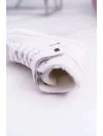 Dámské zateplené tenisky Big Star – bílé Dámské zateplené tenisky Big Star – bílé