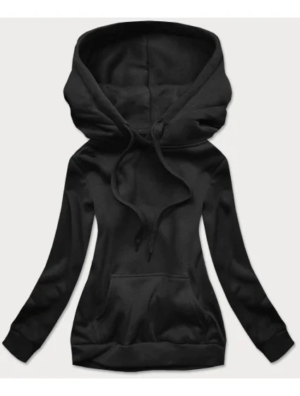 Černá dámská tepláková mikina (W02-3) Černá dámská tepláková mikina (W02-3)